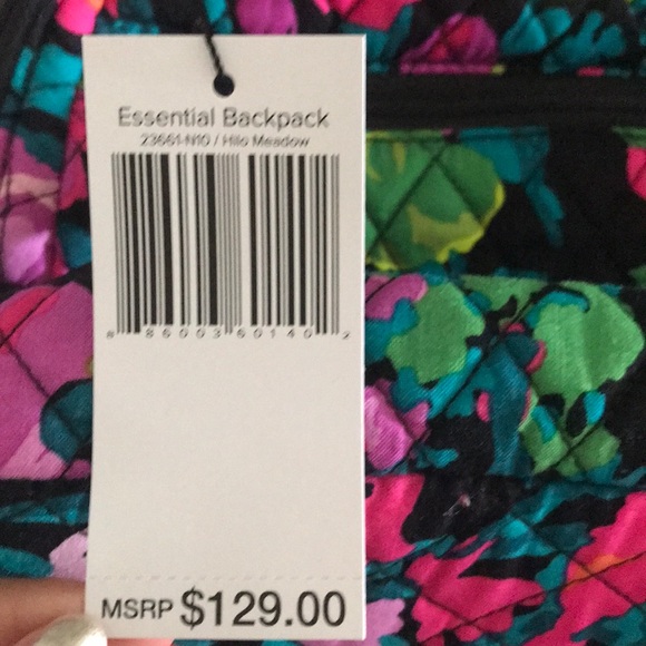 NWT Vera Bradley Essential backpack - Picture 3 of 5